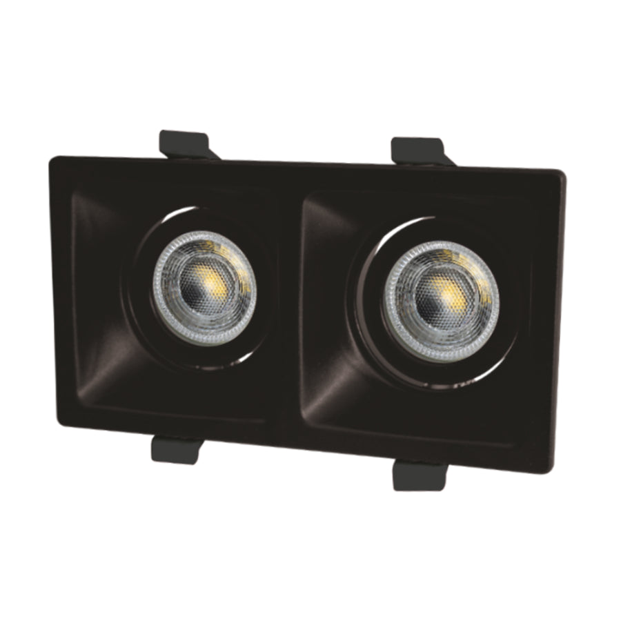 Cata Dekoratif Spot Puma 2'li Siyah CT-5005 (Ampül ve Duy Hariç)